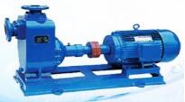 Self-priming sewage pump